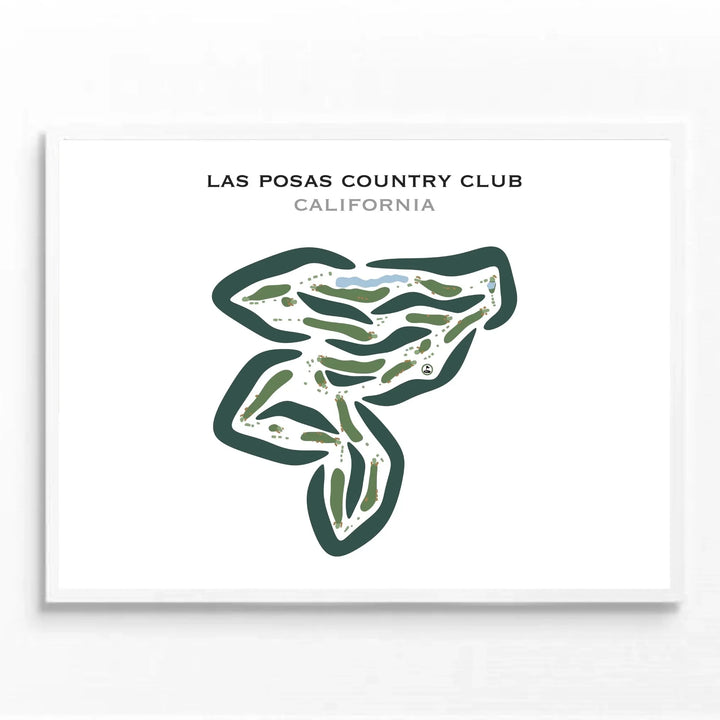 Las Posas Country Club, California - Printed Golf Courses