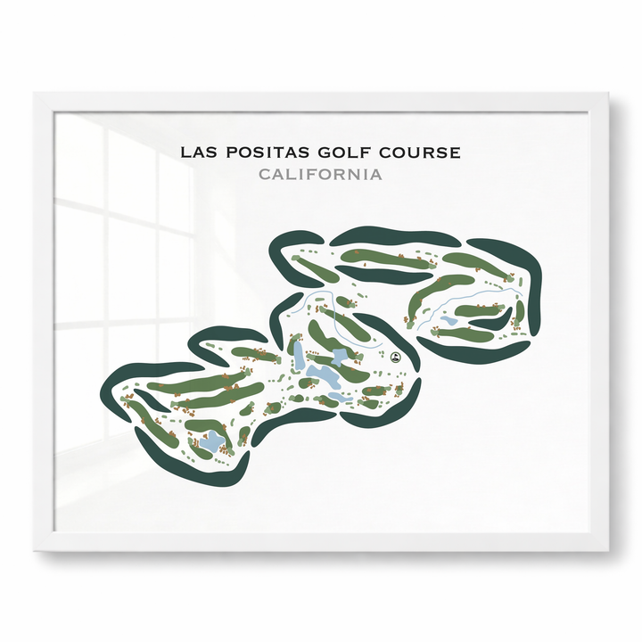 Las Positas Golf Course, California - Printed Golf Courses
