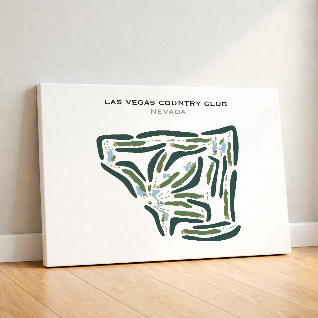 Las Vegas Country Club, Nevada - Printed Golf Courses
