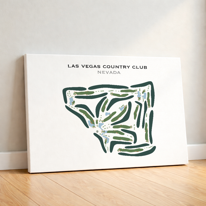 Las Vegas Country Club, Nevada - Printed Golf Courses