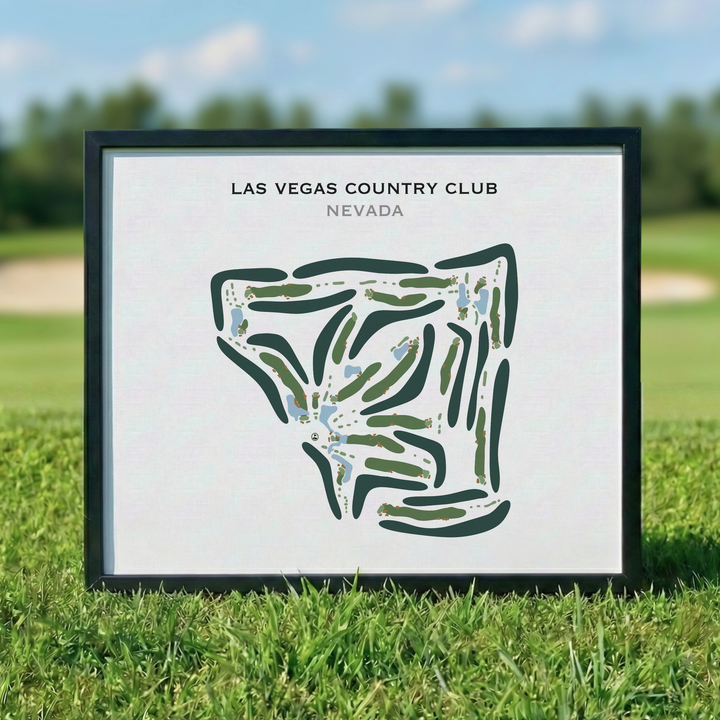 Las Vegas Country Club, Nevada - Printed Golf Courses
