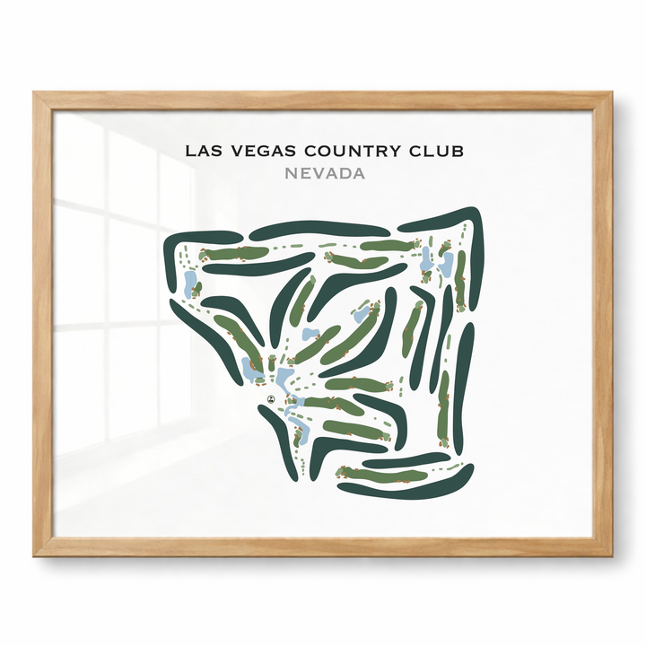 Las Vegas Country Club, Nevada - Printed Golf Courses