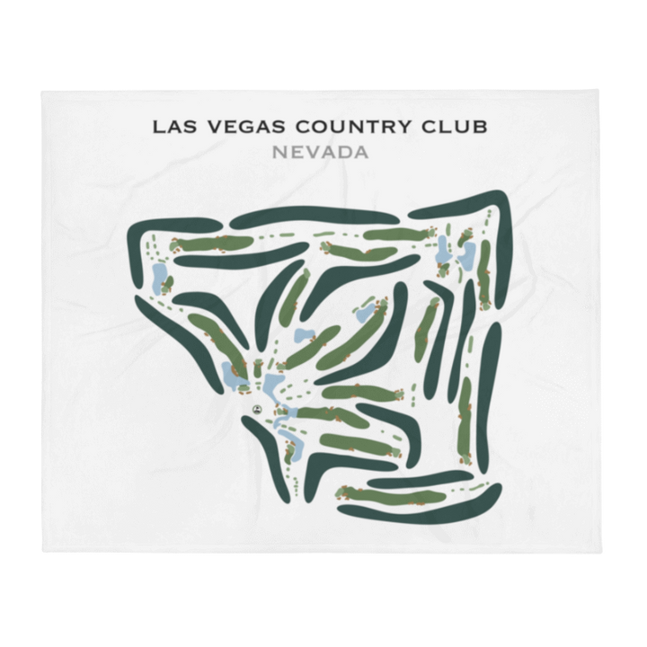 Las Vegas Country Club, Nevada - Printed Golf Courses