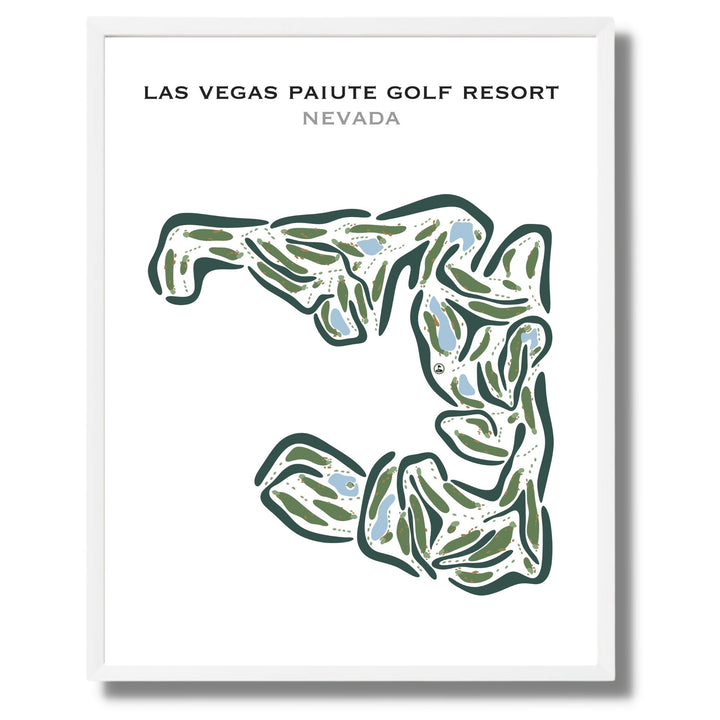 Las Vegas Paiute Golf Resort, Nevada - Printed Golf Courses