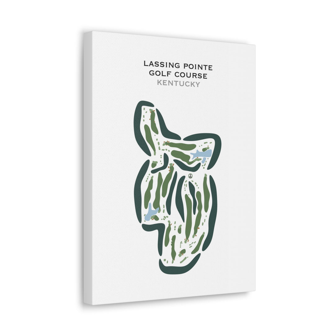 Lassing Pointe Golf Course, Kentucky - Printed Golf Courses