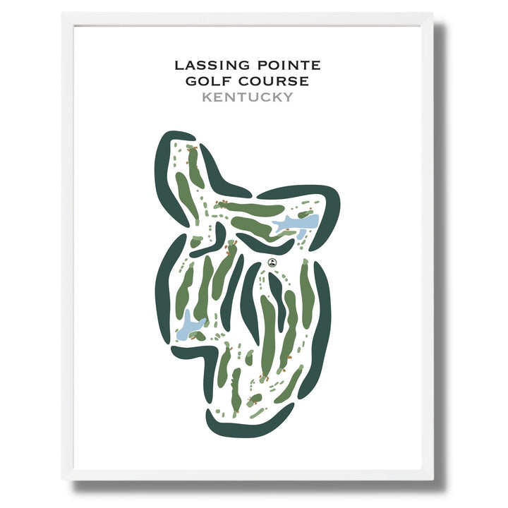 Lassing Pointe Golf Course, Kentucky - Printed Golf Courses