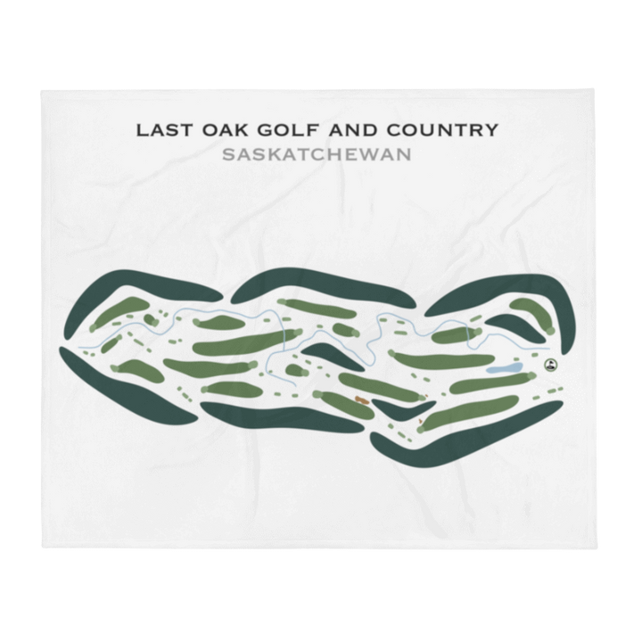 Last Oak Golf and Country Club, Saskatchewan - Printed Golf Courses