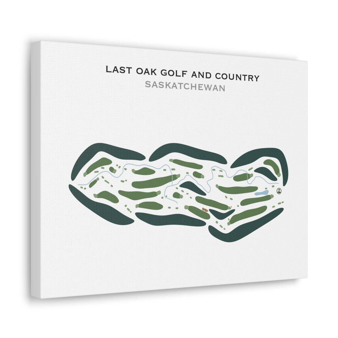 Last Oak Golf and Country Club, Saskatchewan - Printed Golf Courses