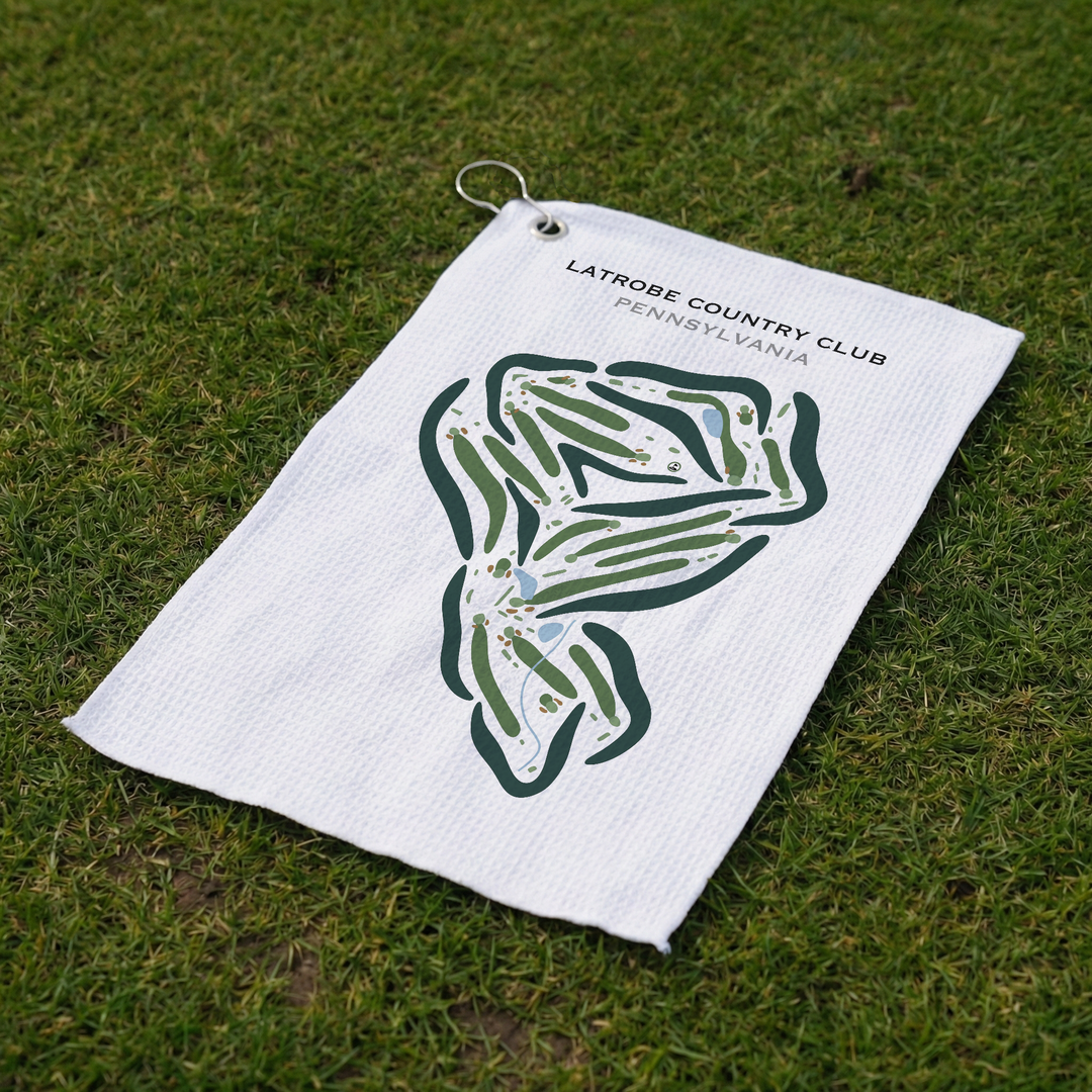 Latrobe Country Club, Pennsylvania - Printed Golf Courses