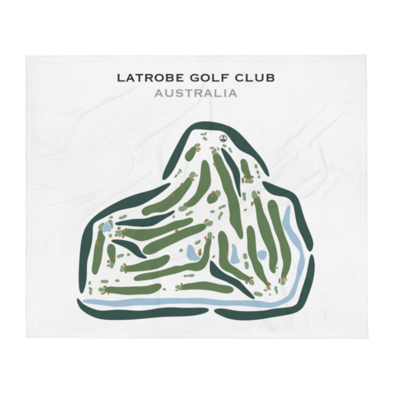 Latrobe Golf Club, Australia - Printed Golf Courses