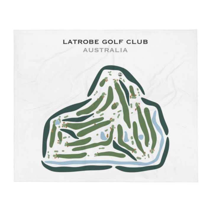 Latrobe Golf Club, Australia - Printed Golf Courses