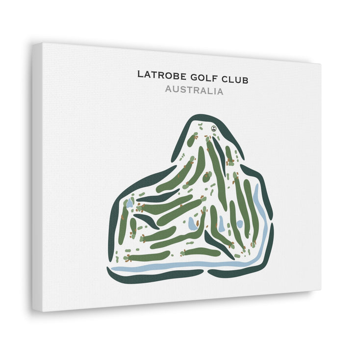 Latrobe Golf Club, Australia - Printed Golf Courses