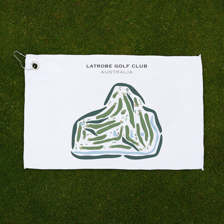 Latrobe Golf Club, Australia - Printed Golf Courses