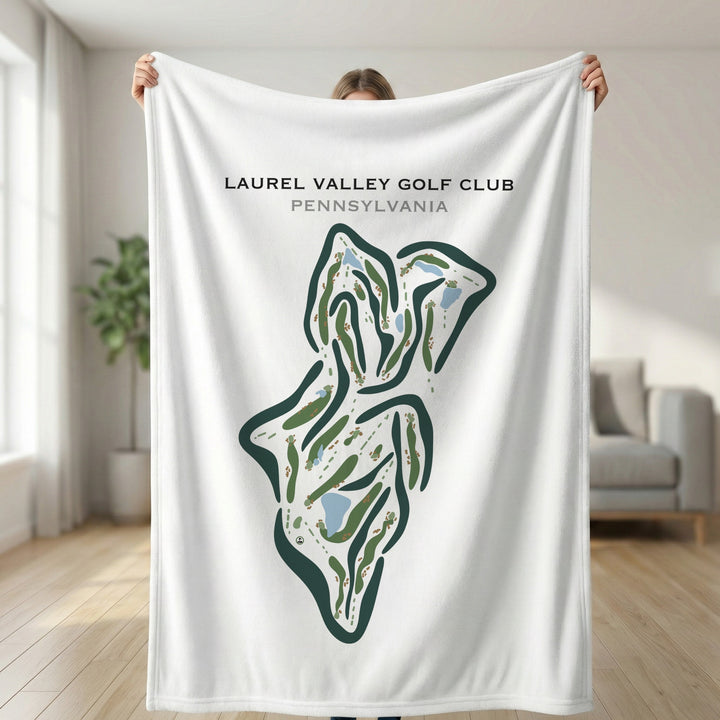 Laurel Valley Golf Club, Pennsylvania - Printed Golf Courses