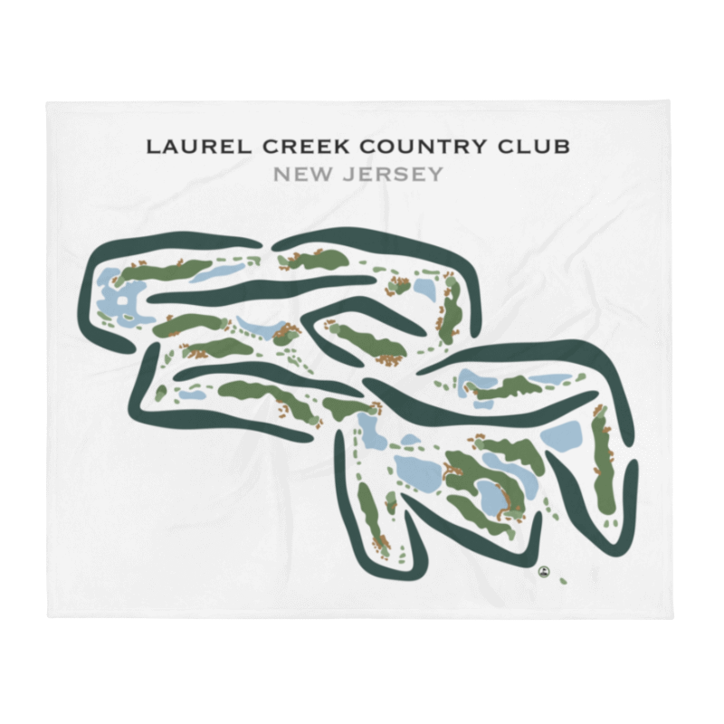 Laurel Creek Country Club, New Jersey - Printed Golf Courses