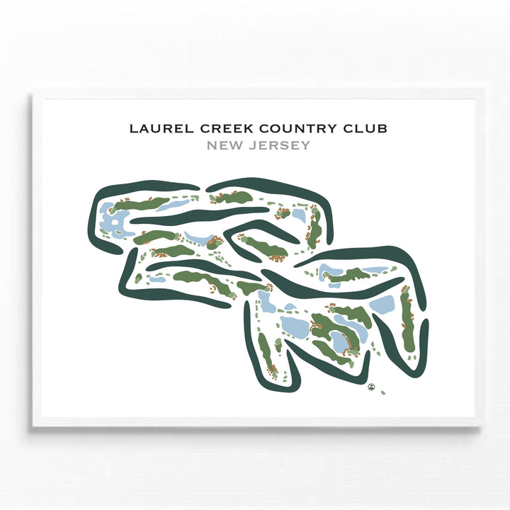 Laurel Creek Country Club, New Jersey - Printed Golf Courses