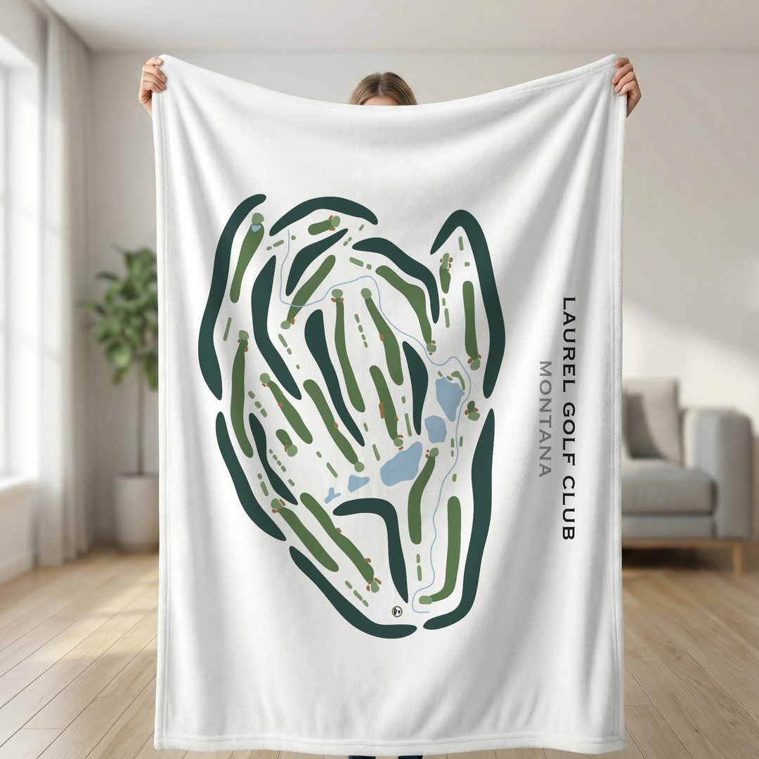 Laurel Golf Club, Montana - Printed Golf Courses