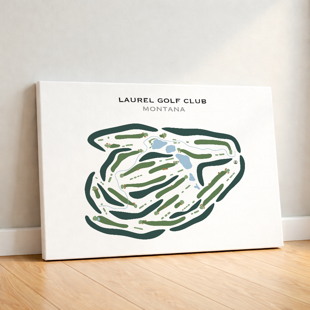 Laurel Golf Club, Montana - Printed Golf Courses
