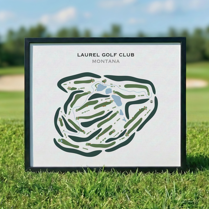 Laurel Golf Club, Montana - Printed Golf Courses