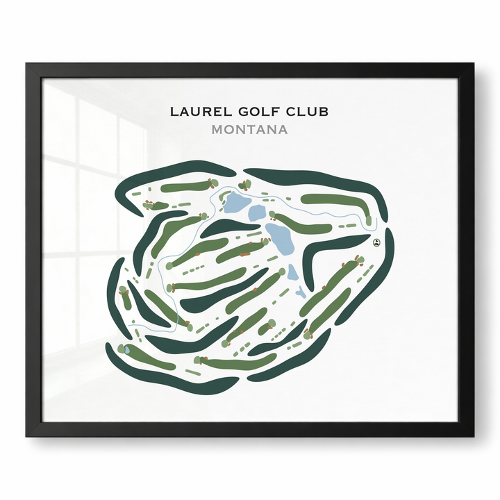 Laurel Golf Club, Montana - Printed Golf Courses