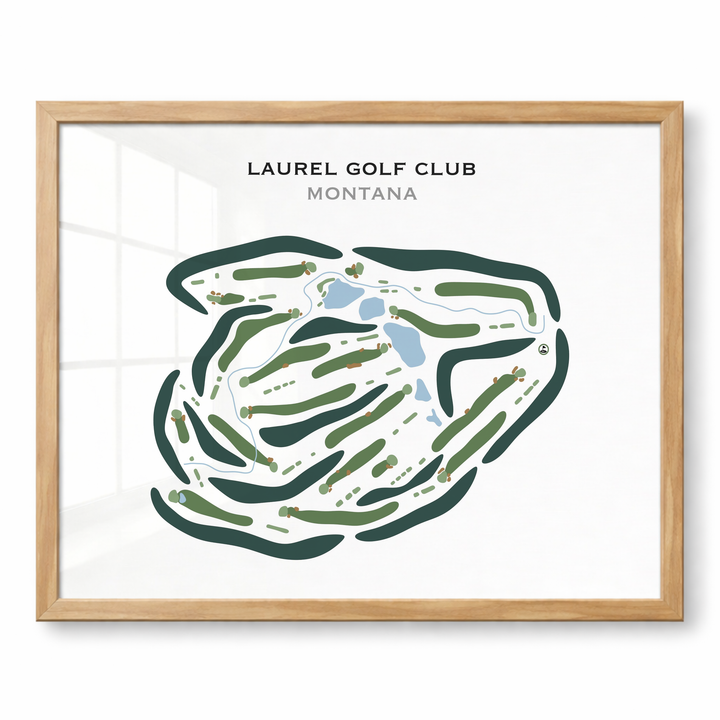 Laurel Golf Club, Montana - Printed Golf Courses