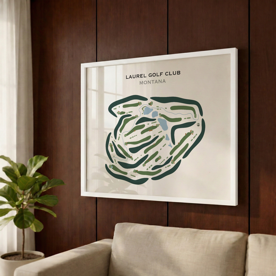 Laurel Golf Club, Montana - Printed Golf Courses