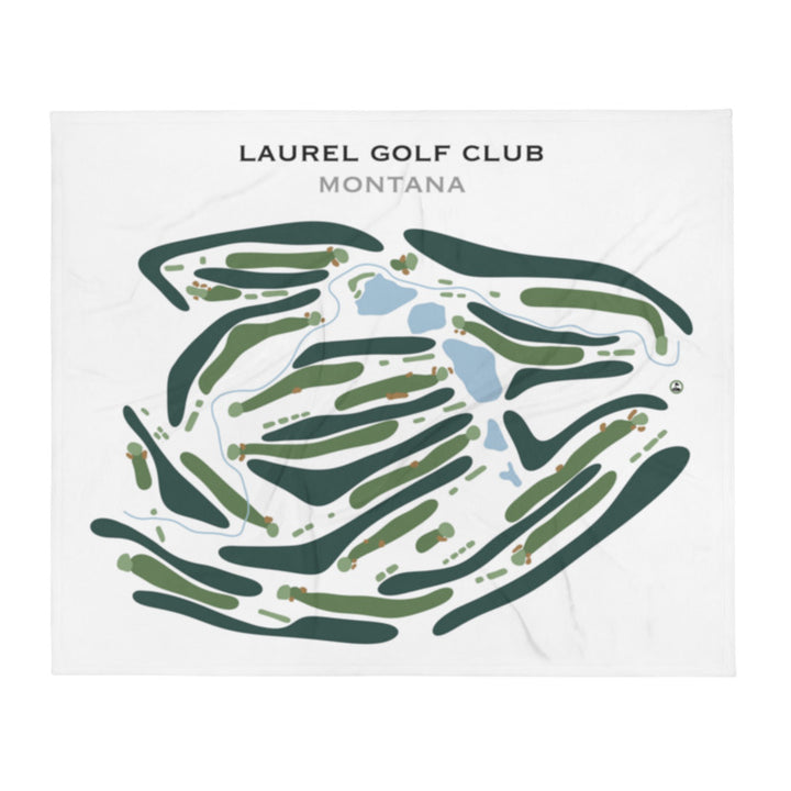 Laurel Golf Club, Montana - Printed Golf Course