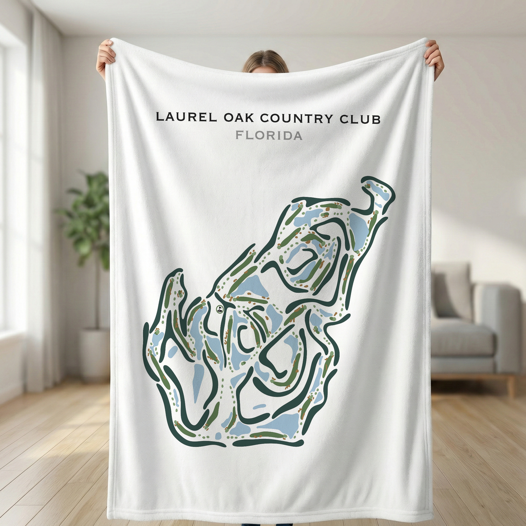 Laurel Oak Country Club, Florida - Printed Golf Courses