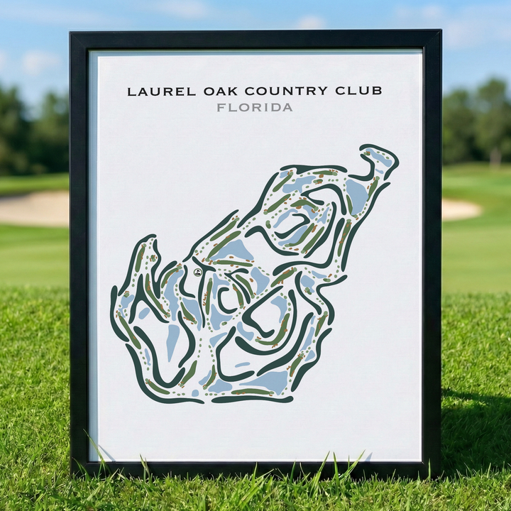 Laurel Oak Country Club, Florida - Printed Golf Courses