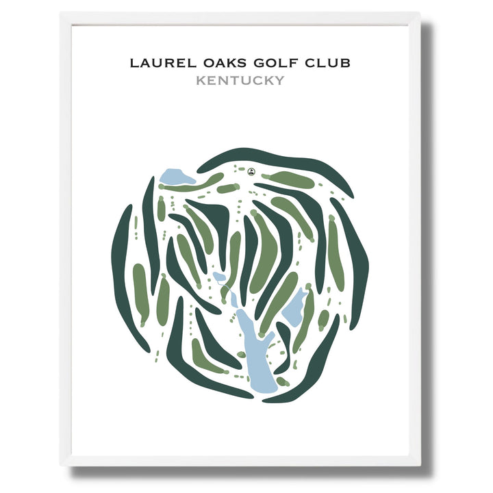 Laurel Oaks Golf Club, Kentucky - Printed Golf Courses