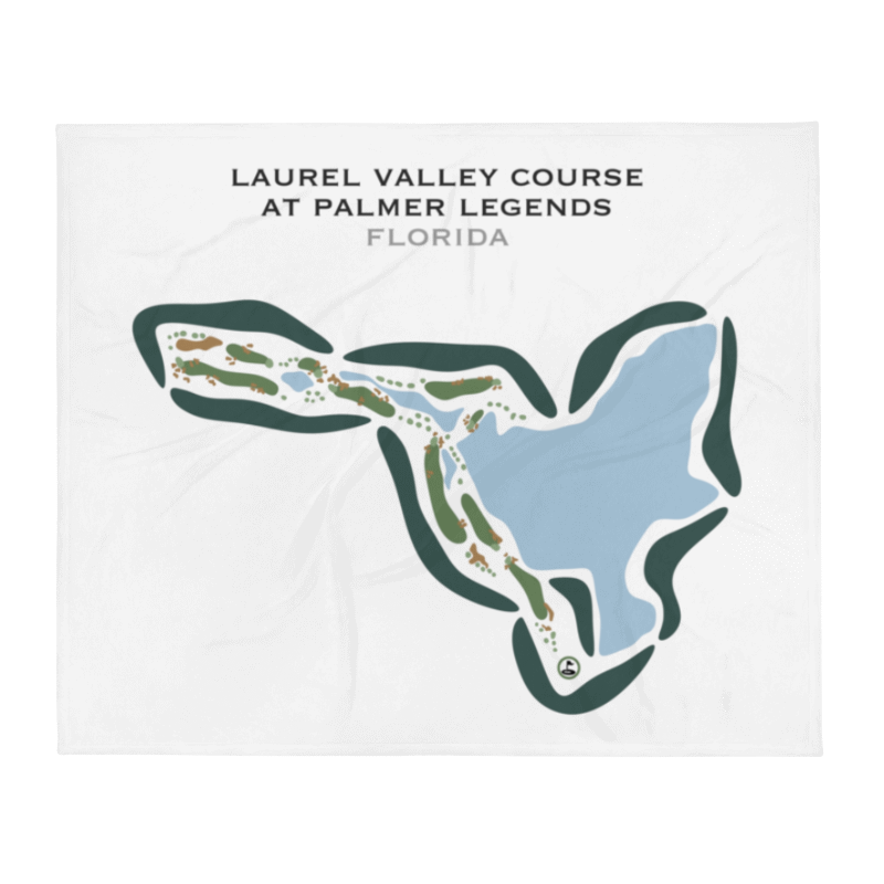 Laurel Valley Course at Palmer Legends, Florida - Printed Golf Courses