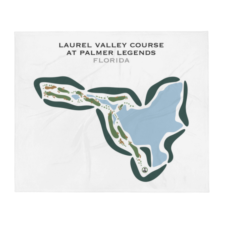 Laurel Valley Course at Palmer Legends, Florida - Printed Golf Courses