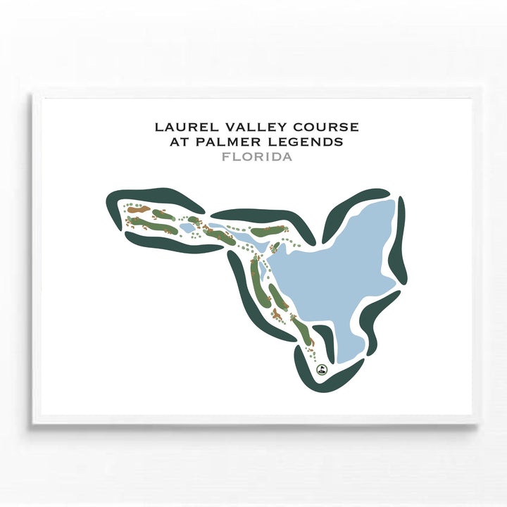 Laurel Valley Course at Palmer Legends, Florida - Printed Golf Courses