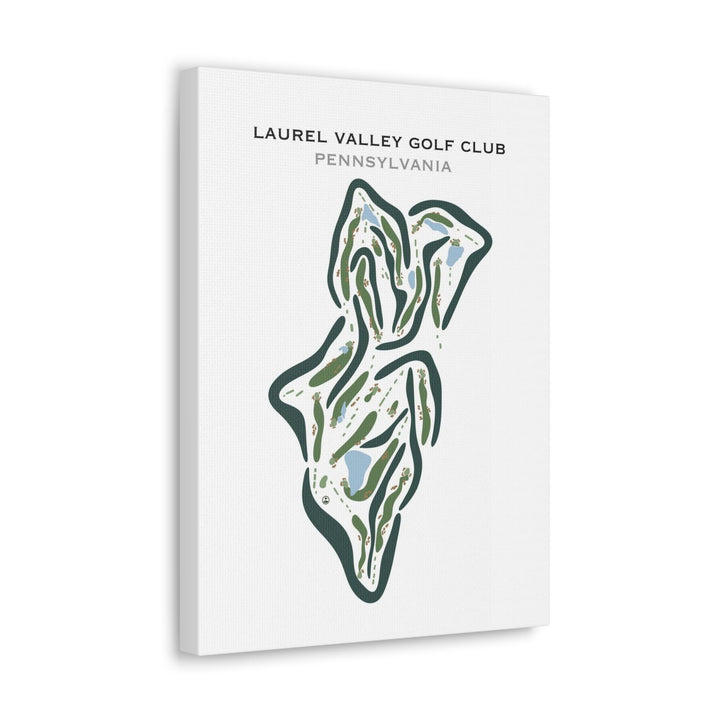 Laurel Valley Golf Club, Pennsylvania - Printed Golf Courses - Golf Course Prints