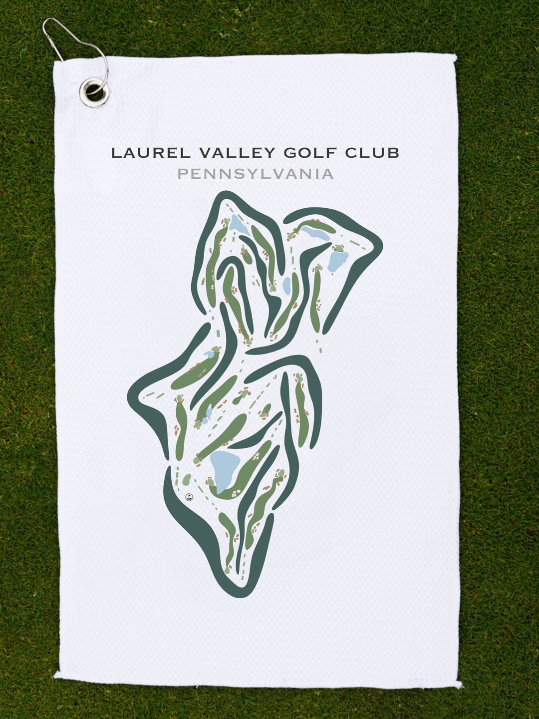 Laurel Valley Golf Club, Pennsylvania - Printed Golf Courses