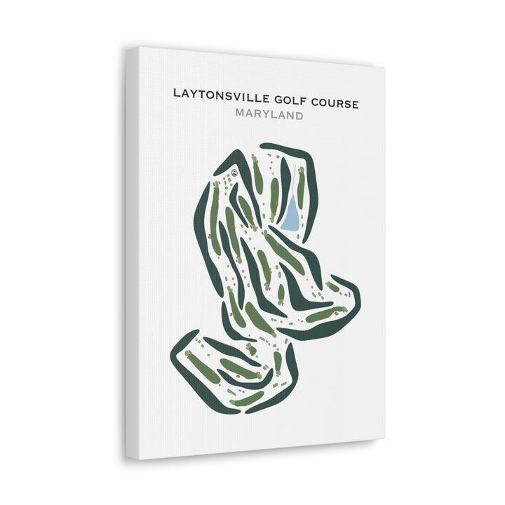 Laytonsville Golf Course, Maryland - Printed Golf Courses