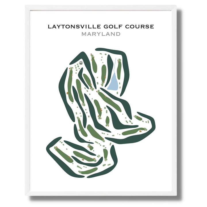 Laytonsville Golf Course, Maryland - Printed Golf Courses