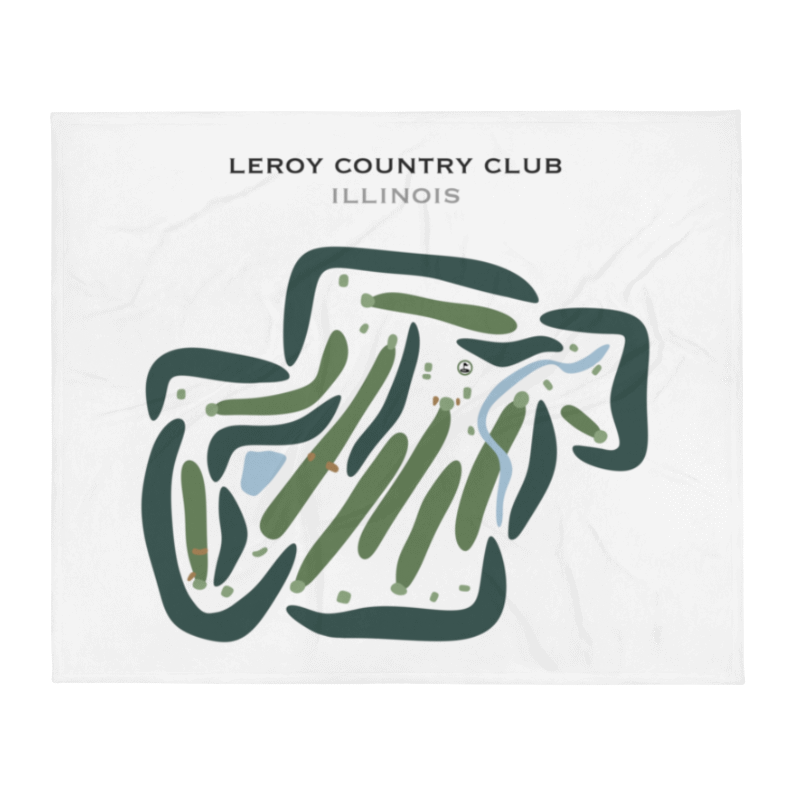 LeRoy Country Club, Illinois - Printed Golf Courses