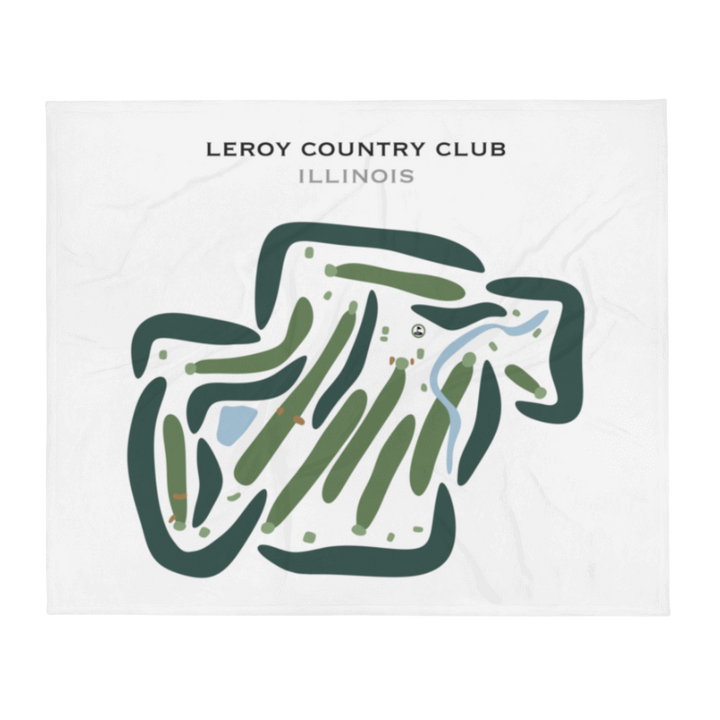 LeRoy Country Club, Illinois - Printed Golf Courses
