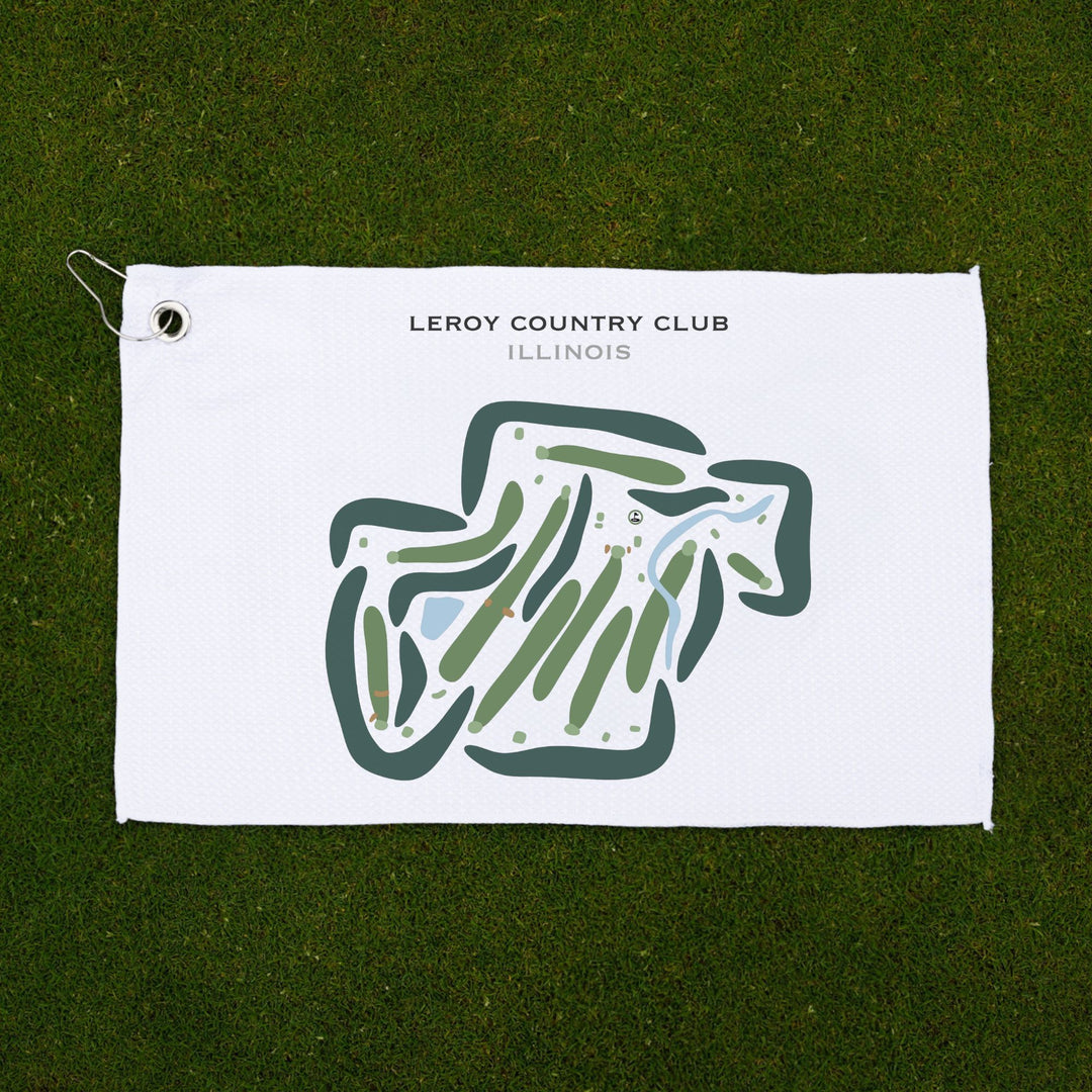 LeRoy Country Club, Illinois - Printed Golf Courses