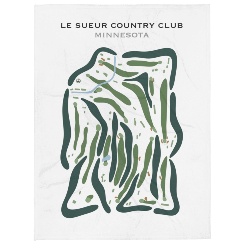 Le Sueur Country Club, Minnesota - Printed Golf Courses