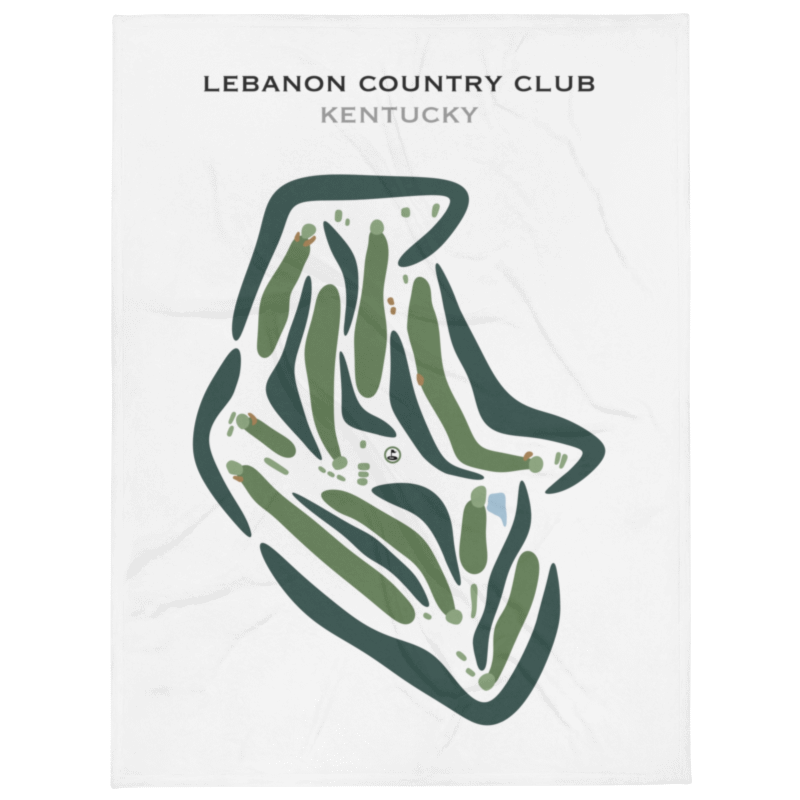 Lebanon Country Club, Kentucky - Printed Golf Courses