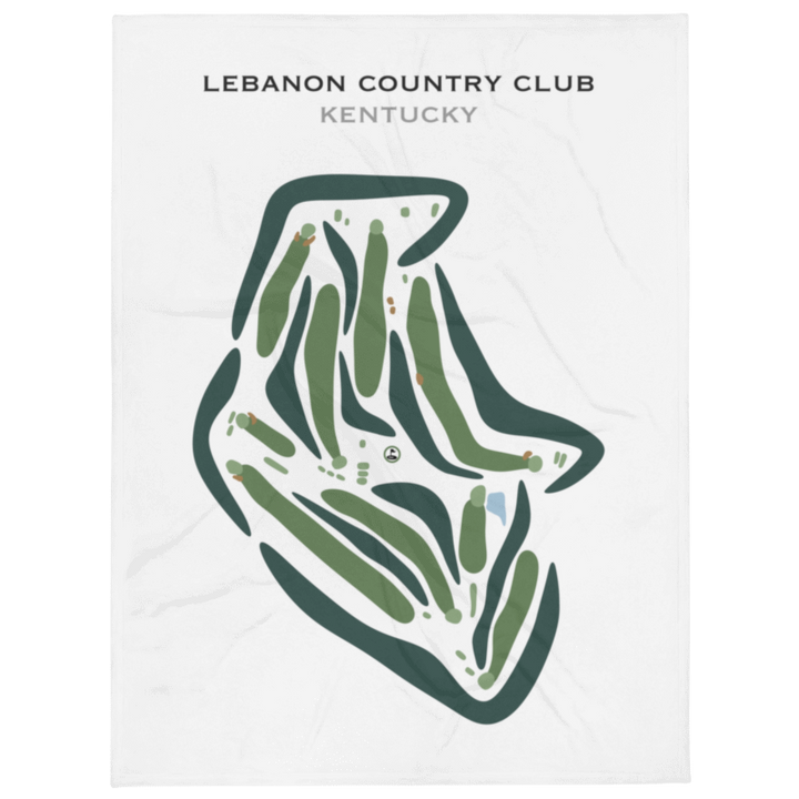 Lebanon Country Club, Kentucky - Printed Golf Courses