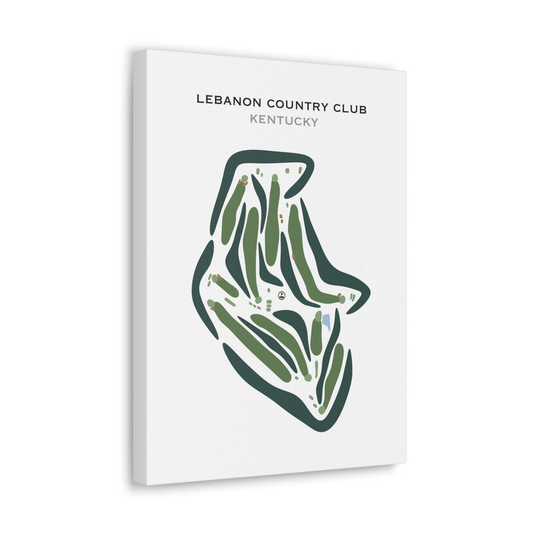 Lebanon Country Club, Kentucky - Printed Golf Courses