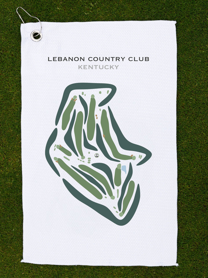 Lebanon Country Club, Kentucky - Printed Golf Courses