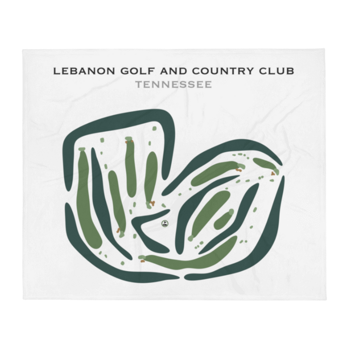 Lebanon Golf & Country Club, Tennessee - Printed Golf Courses