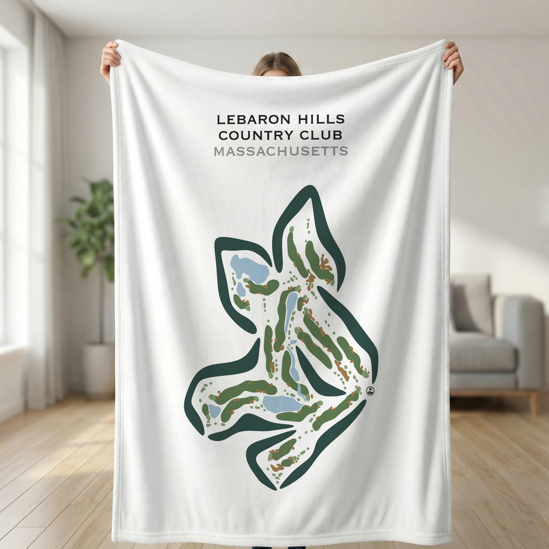 Lebaron Hills Country Club, Massachusetts - Printed Golf Courses