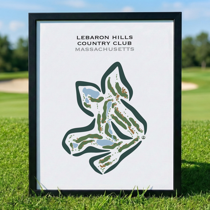 Lebaron Hills Country Club, Massachusetts - Printed Golf Courses