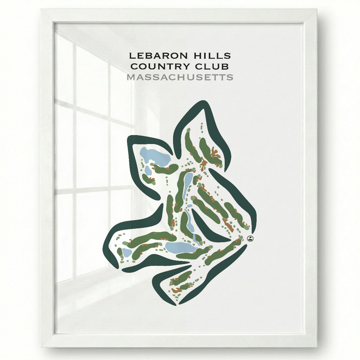 Lebaron Hills Country Club, Massachusetts - Printed Golf Courses