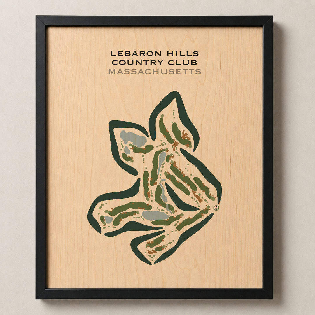 Lebaron Hills Country Club, Massachusetts - Printed Golf Courses